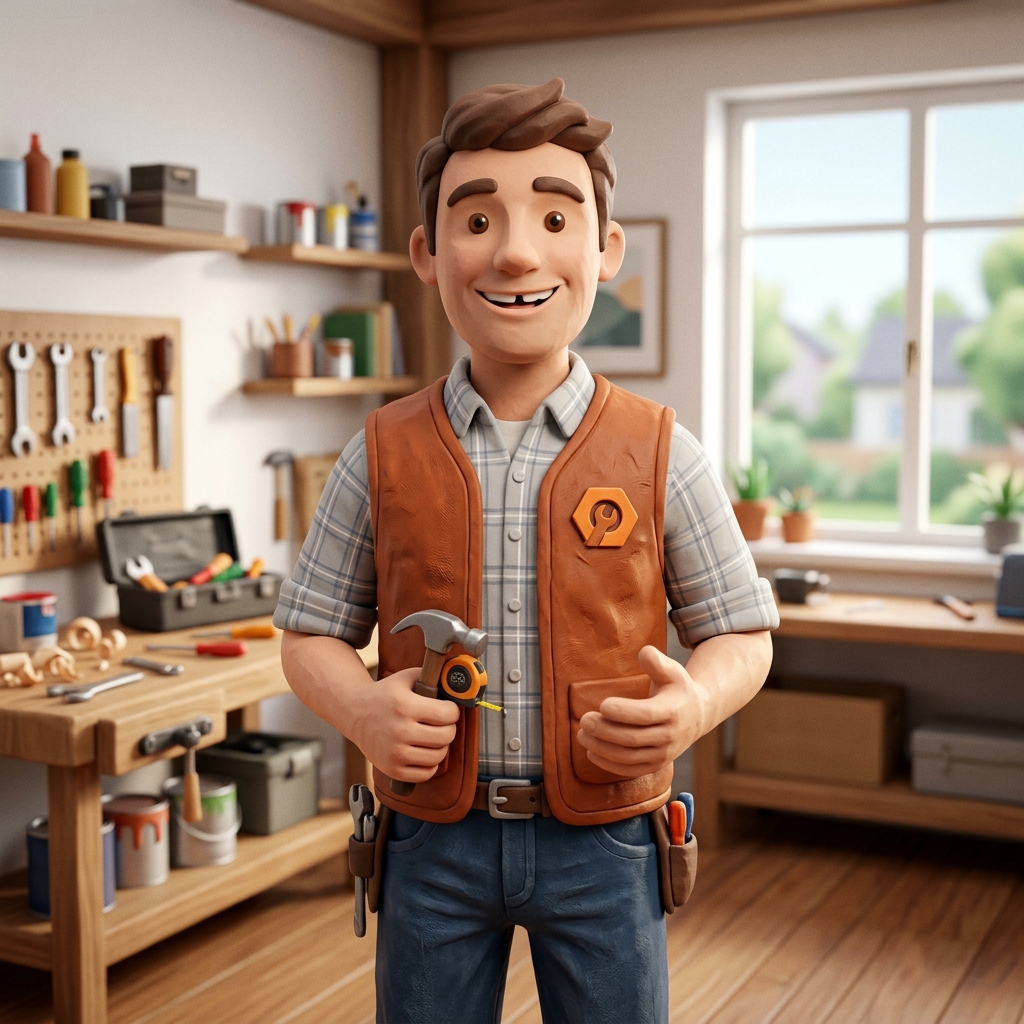 Loyal Fixerman 3D Clay Character